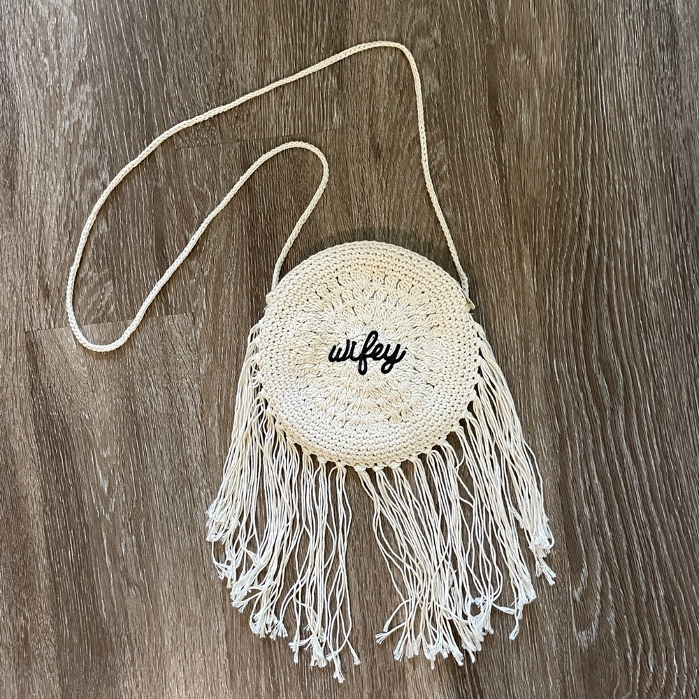 Crocheted Wifey Bag